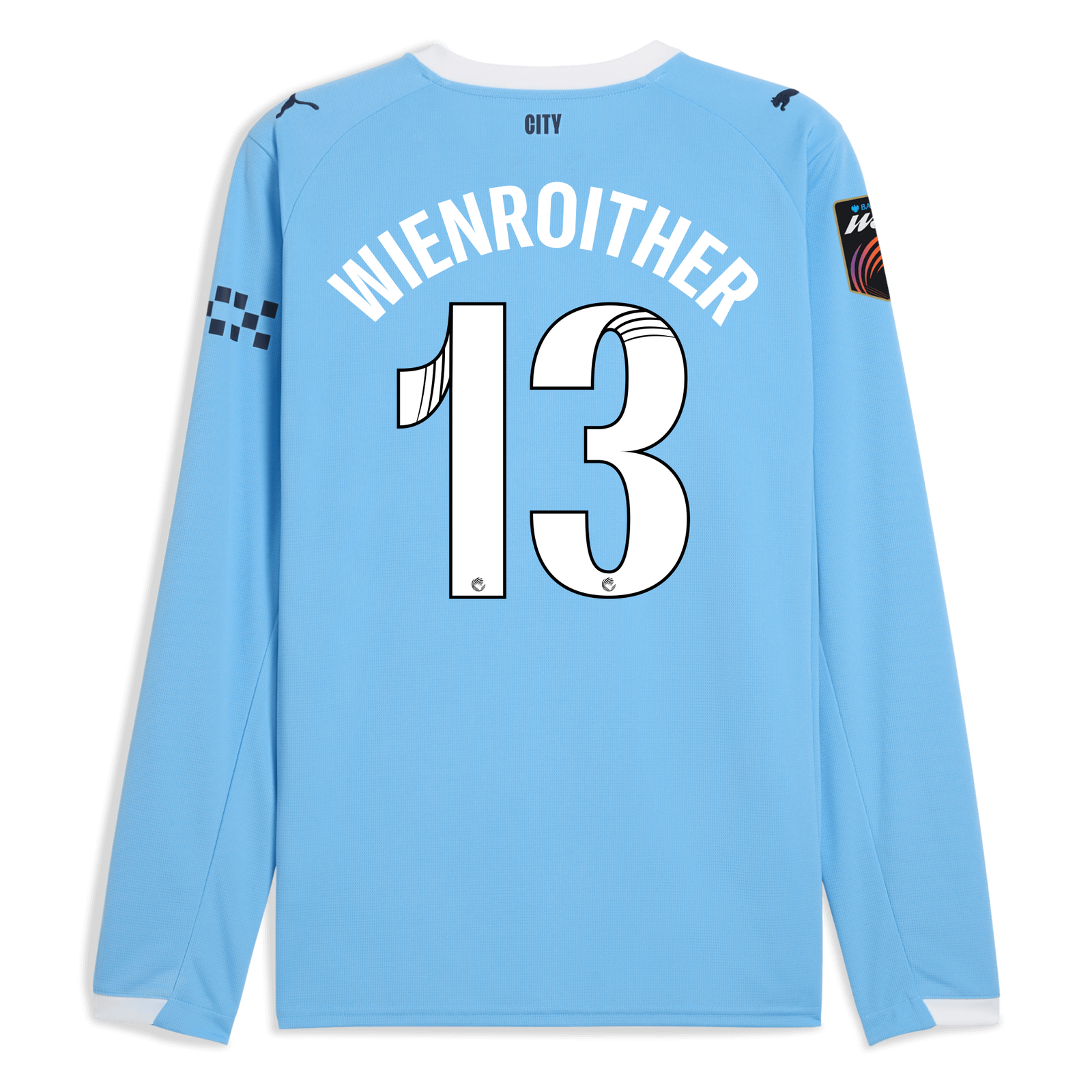 マンチェスター・シティ 2025/26 ズ ホームユニフォーム（長袖